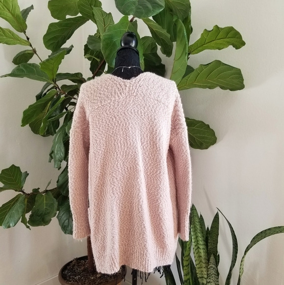 Soft Knitted Blush Pink Cardigan - Picture 2 of 3